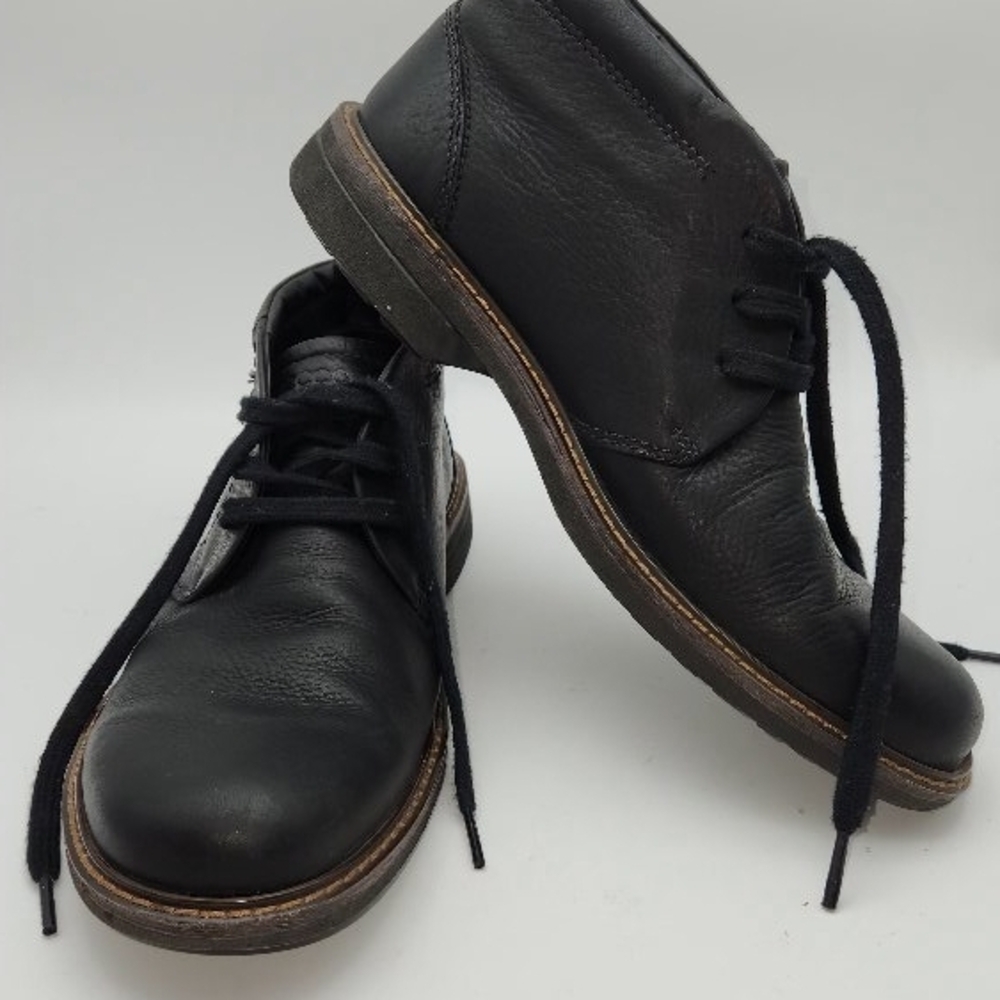 ECCO Men's Turn GTX Chukka Boots Black Leather Gore-Tex Size 9US / 43 EU